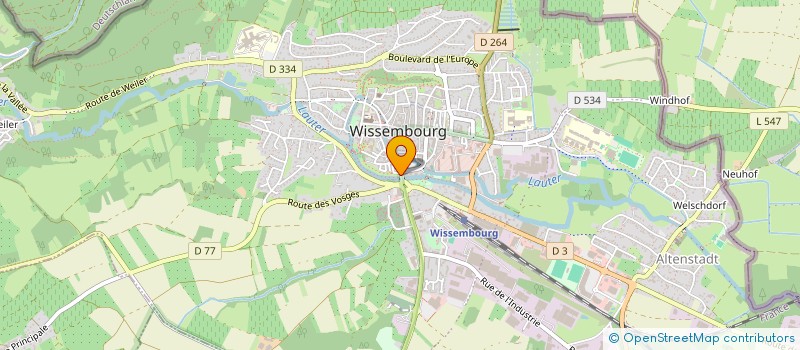 localisation de l'entreprise HANEBILL à WISSEMBOURG