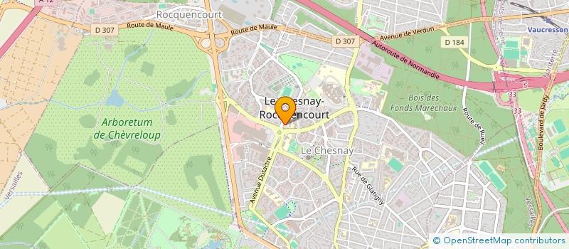 localisation de l'entreprise HANECHER  LE CHESNAY-ROCQUENCOURT