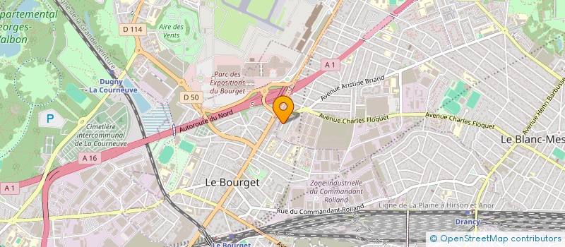 localisation de l'entreprise HANED CONTROL à LE BLANC-MESNIL