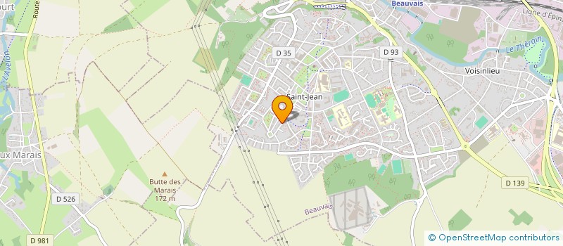 localisation de l'entreprise HANEM  BEAUVAIS