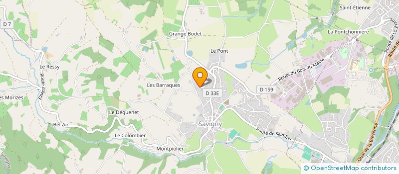 localisation de l'entreprise HANEO CONSEIL à SAVIGNY
