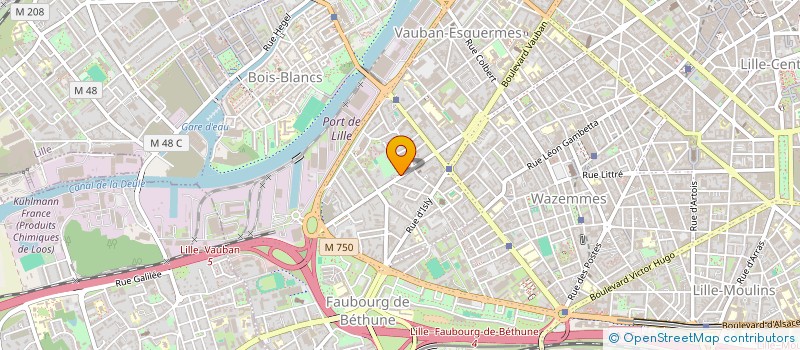 localisation de l'entreprise HANEPH à LILLE