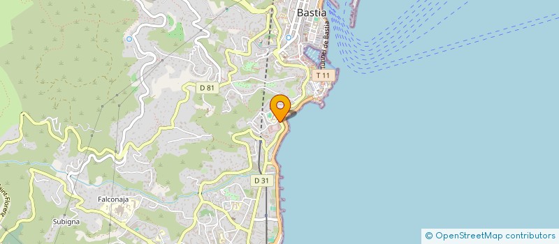 localisation de l'entreprise HANESK à BASTIA