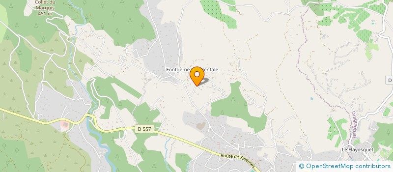 localisation de l'entreprise HANG'ART 83  FLAYOSC