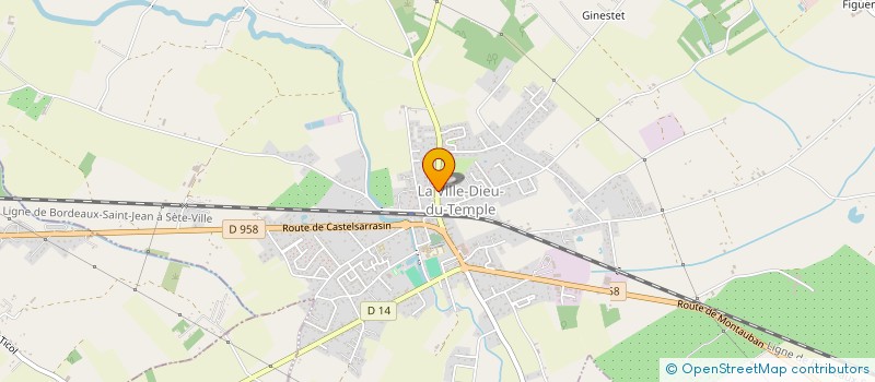 localisation de l'entreprise HANG ART  LA VILLE-DIEU-DU-TEMPLE