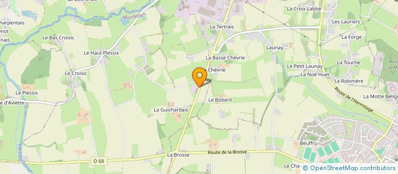 localisation de l'entreprise HANG'ARTS & CO  MORDELLES