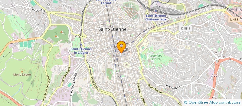 localisation de l'entreprise HANGAR 18  SAINT-ETIENNE