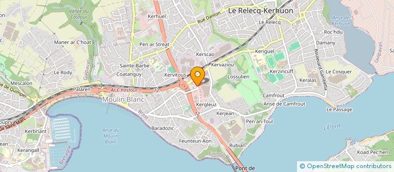 localisation de l'entreprise HANGAR 480 à LE RELECQ-KERHUON