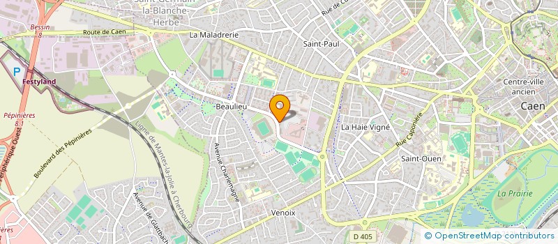 localisation de l'entreprise HANGAR 9 à CAEN