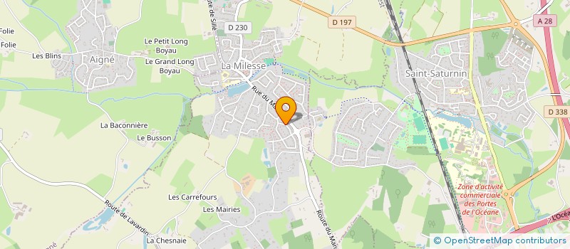 localisation de l'entreprise HANGAR A LEO  LE MANS