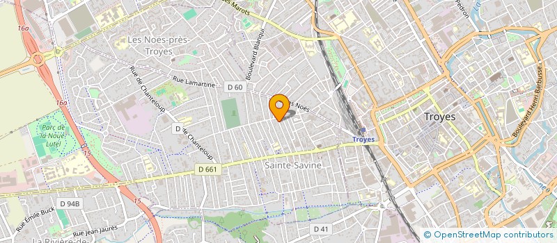 localisation de l'entreprise HANGAR AERO COLLECTION  SAINTE-SAVINE