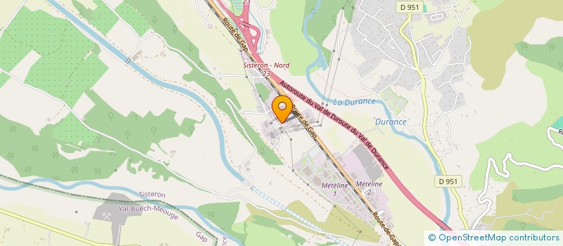 localisation de l'entreprise HANGAR DE LA MAUBUISSONNE  SISTERON