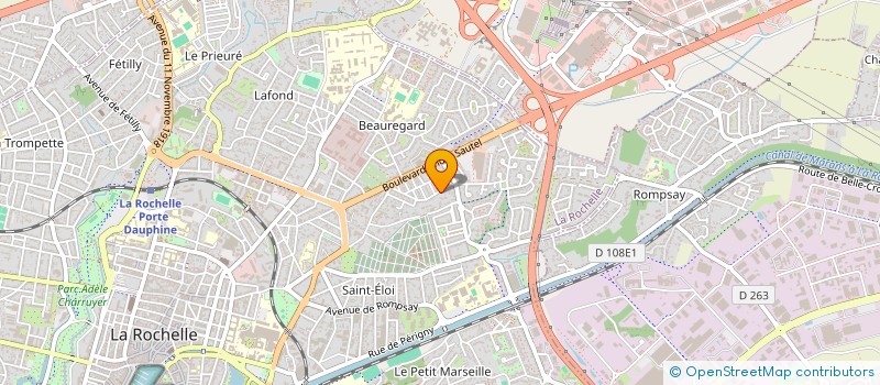 localisation de l'entreprise HANGARLAND  LA ROCHELLE