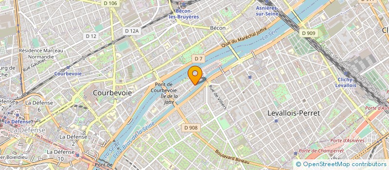 localisation de l'entreprise HANGERS à NEUILLY-SUR-SEINE