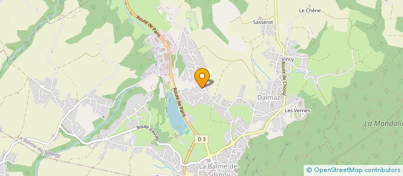 localisation de l'entreprise HANGOR  EPAGNY METZ-TESSY