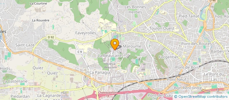 localisation de l'entreprise HANI 83  OLLIOULES