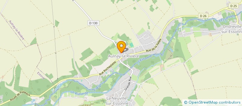 localisation de l'entreprise HANI  AULNAY-LA-RIVIERE