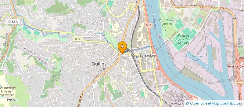 localisation de l'entreprise HANI CENTER  OULLINS-PIERRE-BENITE