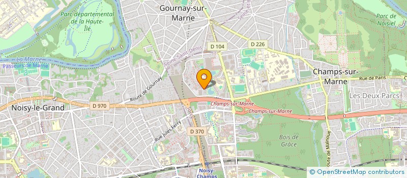 localisation de l'entreprise HANI COACH TRAVEL HCT AUTOCARS  CHAMPS-SUR-MARNE