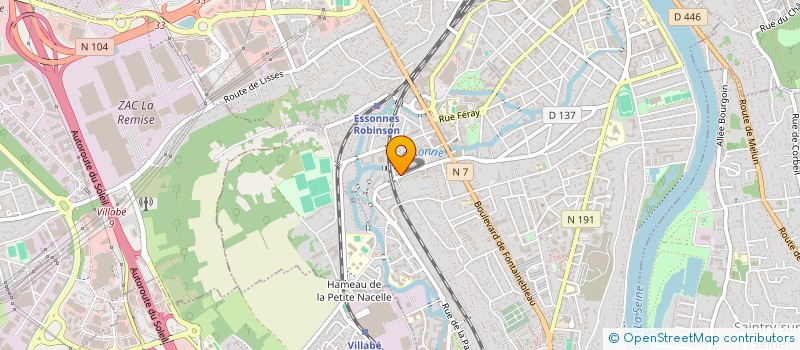 localisation de l'entreprise HANI SARL à CORBEIL-ESSONNES