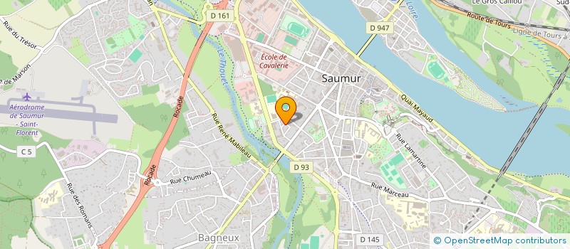 localisation de l'entreprise HANIN COURTAGE  SAUMUR