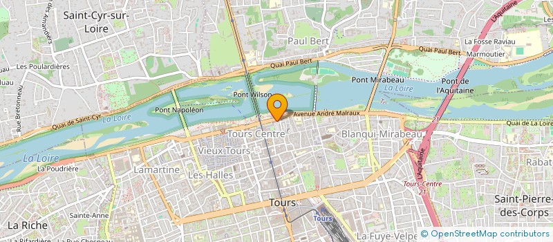 localisation de l'entreprise HANIN VICTOR SARL  TOURS