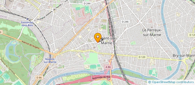 localisation de l'entreprise HANINA à NOGENT-SUR-MARNE