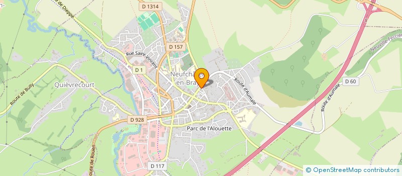 localisation de l'entreprise HANISNA à NEUFCHATEL-EN-BRAY