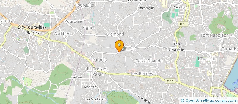 localisation de l'entreprise HANJ68 à LA SEYNE-SUR-MER