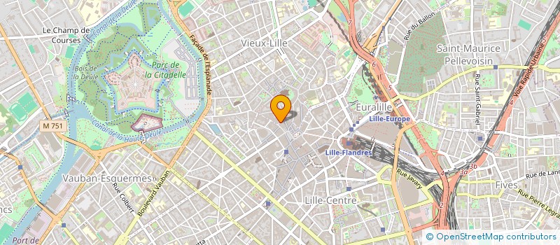 localisation de l'entreprise HANK FR59CSE à LILLE
