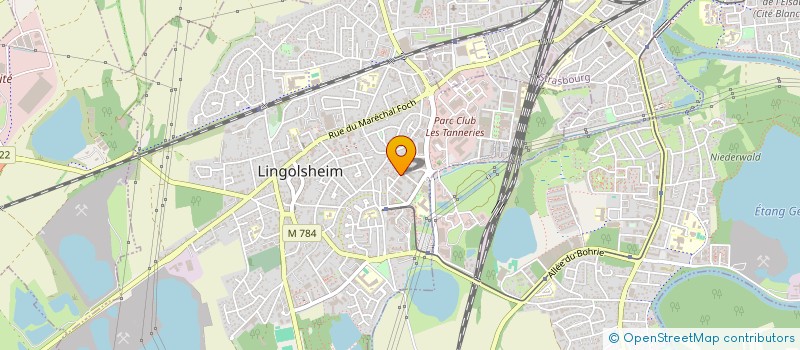 localisation de l'entreprise HANK SOLUTIONS  LINGOLSHEIM