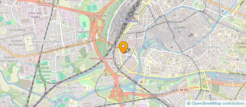 localisation de l'entreprise HANNA à STRASBOURG