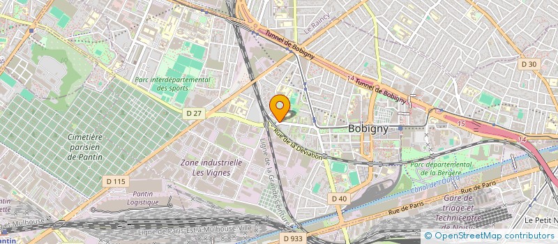 localisation de l'entreprise HANNA  BOBIGNY