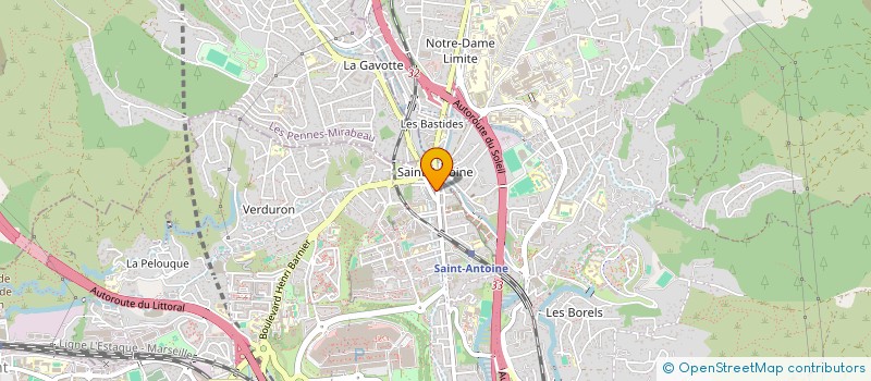 localisation de l'entreprise HANNA ALIMENTATION à MARSEILLE