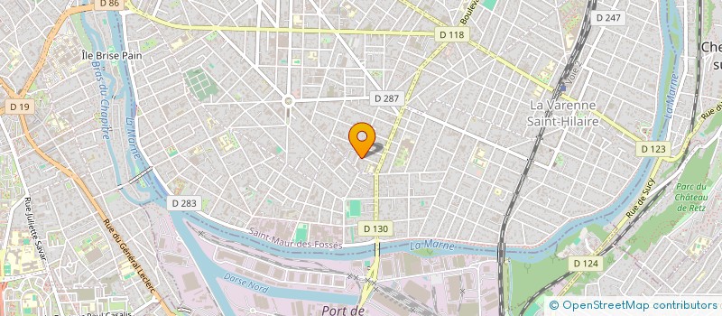 localisation de l'entreprise HANNA-DAVID à SAINT-MAUR-DES-FOSSES