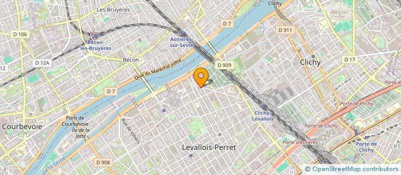 localisation de l'entreprise HANNA HOLDING à LEVALLOIS-PERRET