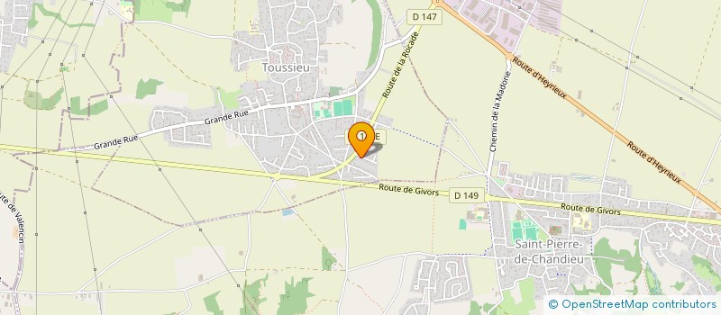 localisation de l'entreprise HANNAH  TOUSSIEU