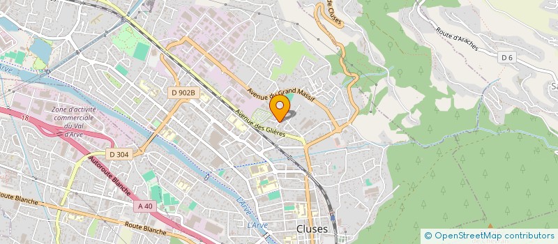 localisation de l'entreprise HANNAH  CLUSES