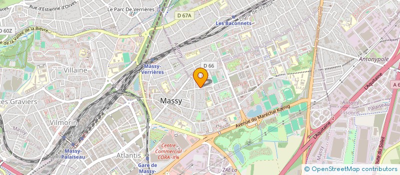 localisation de l'entreprise HANNAH PARIS à MASSY