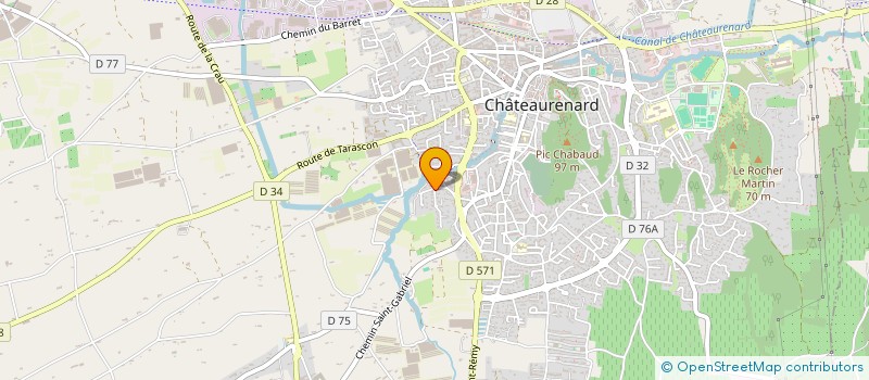 localisation de l'entreprise HANNALOGIS à CHATEAURENARD