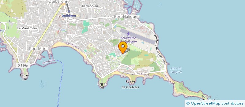 localisation de l'entreprise HANNEDOUCHE BUGEAUD INDIVISION à QUIBERON