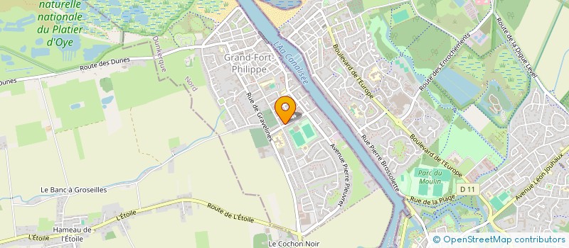 localisation de l'entreprise HANNEQUIN JONCKHEERE  GRAND-FORT-PHILIPPE