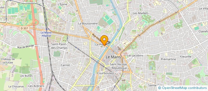 localisation de l'entreprise HANNIBAL  LE MANS