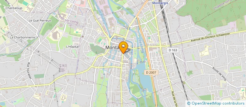 localisation de l'entreprise HANNIET à MONTARGIS