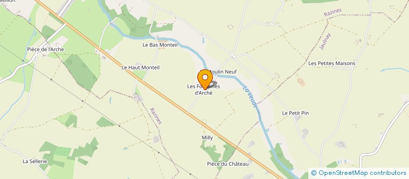 localisation de l'entreprise HANNIET RAPHAEL  RAZINES