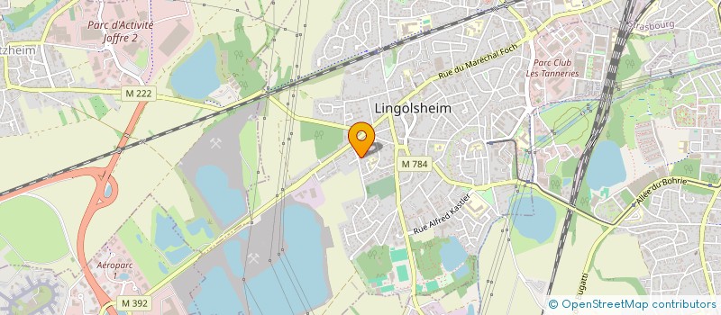 localisation de l'entreprise HANNONG  LINGOLSHEIM