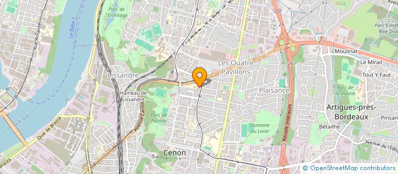 localisation de l'entreprise HANNOUZ RENOV BTP  CENON