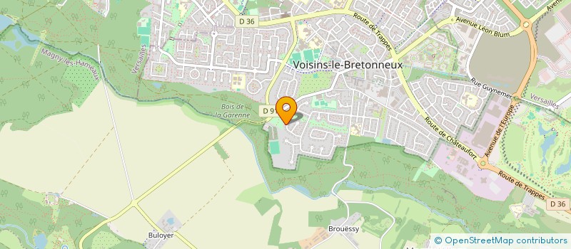 localisation de l'entreprise HANODEM FINANCE à VOISINS-LE-BRETONNEUX