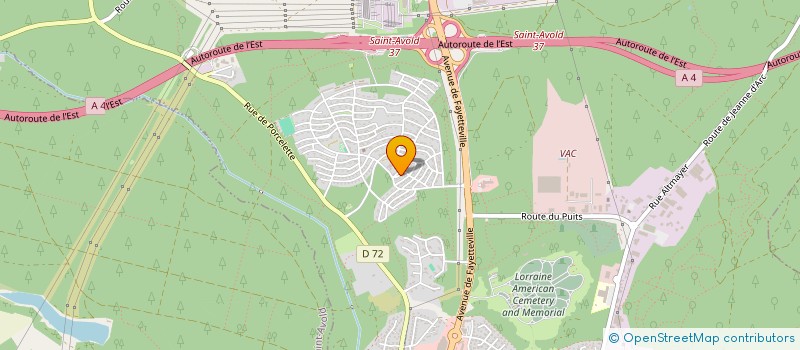 localisation de l'entreprise HANOI  SAINT-AVOLD