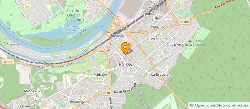 localisation de l'entreprise HANOLDA  POISSY